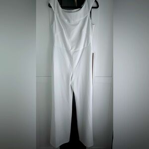 White jumpsuit. By Connected Apparel size 10.
